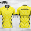 Mẫu áo đấu bida CLB Trường Đại học Công nghệ và Quản lý Hữu nghị màu vàng thiết kế BA98