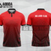 Mẫu áo thun bida CLB Trường Đại học Công nghiệp Hà Nội màu đỏ thiết kế BA100