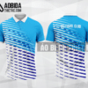 Mẫu trang phục thi đấu bi a CLB Đồng Nai màu xanh da trời thiết kế BA20