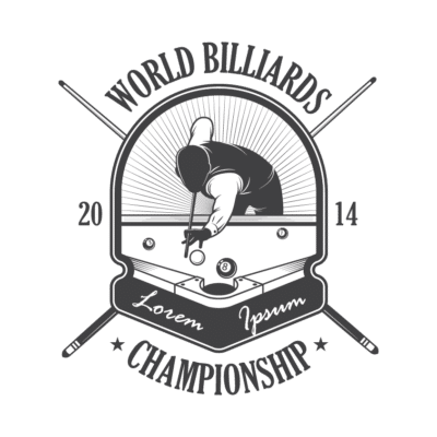Mẫu Logo Bida Thiết Kế Đẹp Dành Cho đội, Câu Lạc Bộ Club, Quán Billiards (109)