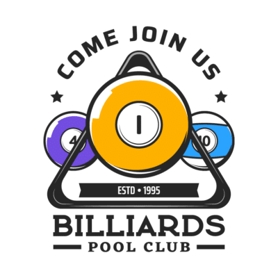 Mẫu Logo Bida Thiết Kế Đẹp Dành Cho đội, Câu Lạc Bộ Club, Quán Billiards (126)