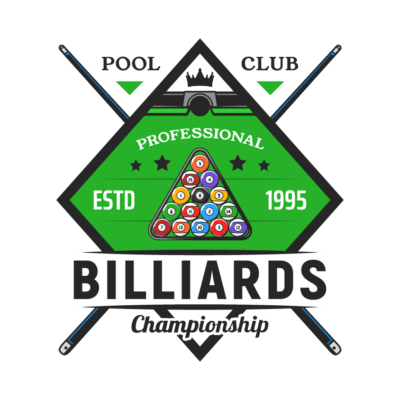 Mẫu Logo Bida Thiết Kế Đẹp Dành Cho đội, Câu Lạc Bộ Club, Quán Billiards (128)